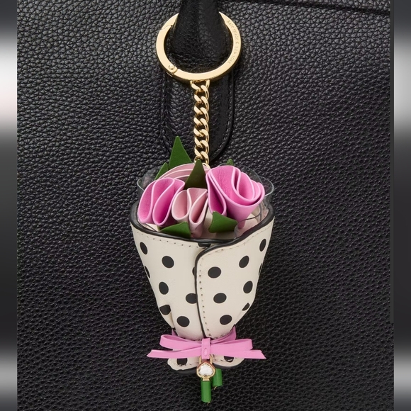 Kate Spade Flora Flower Bouquet Bag Charm, Multicolor - Picture 2 of 3